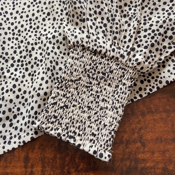 SANCTUARY Sunshine Blouse Teeny Spots Size Small - Picture 8 of 15